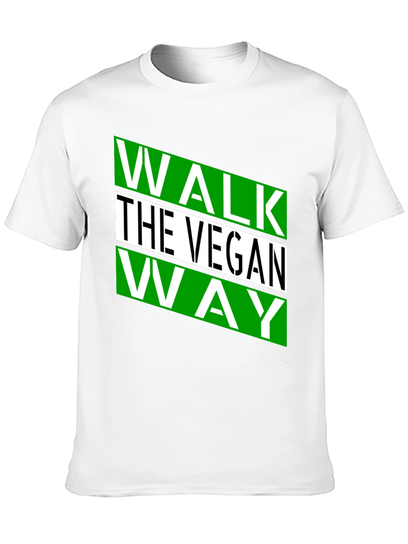 Vegan Way Graphic Tee - Stylish Black T-Shirt