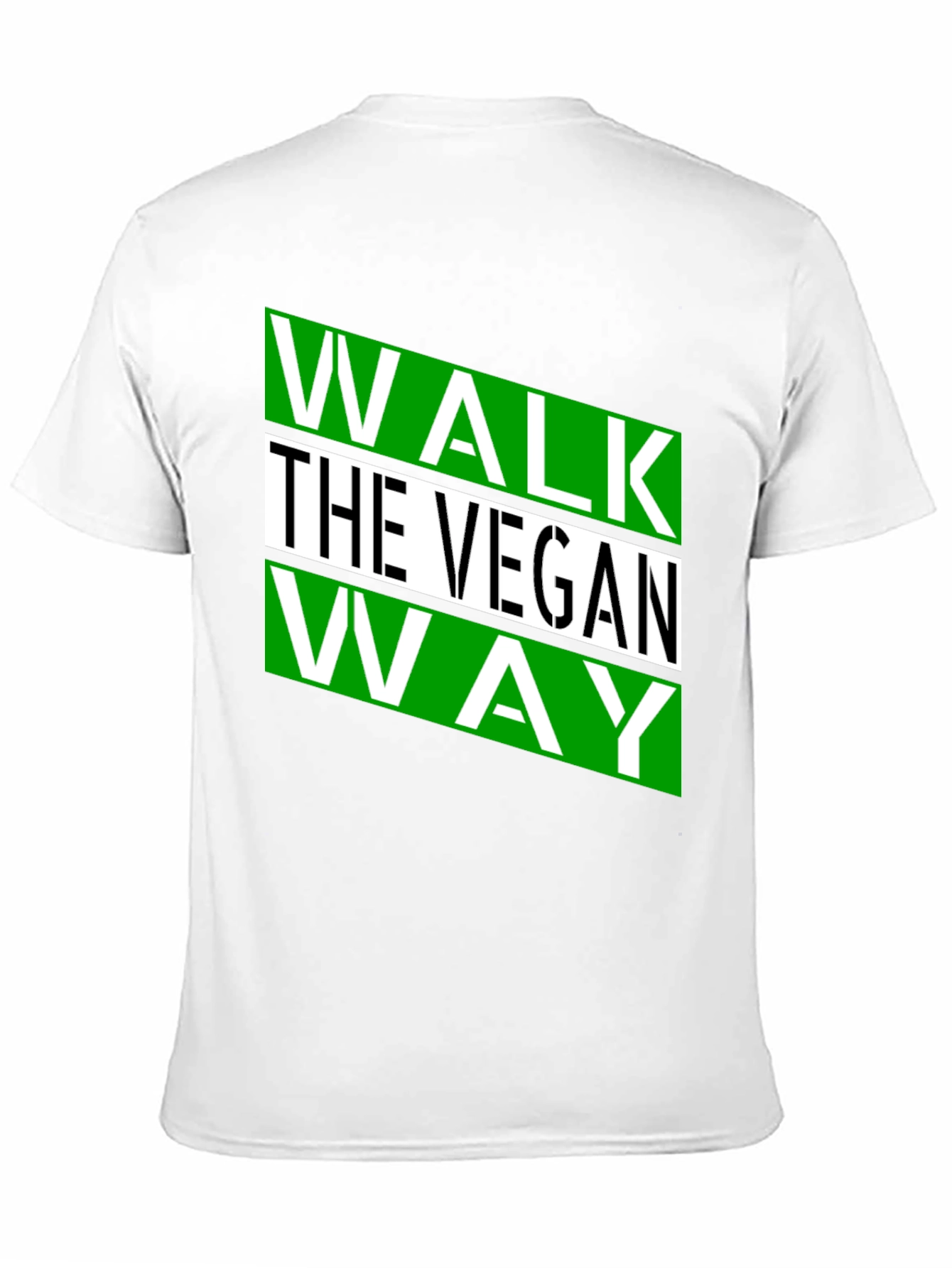 Vegan Way Graphic Tee - Stylish Black T-Shirt