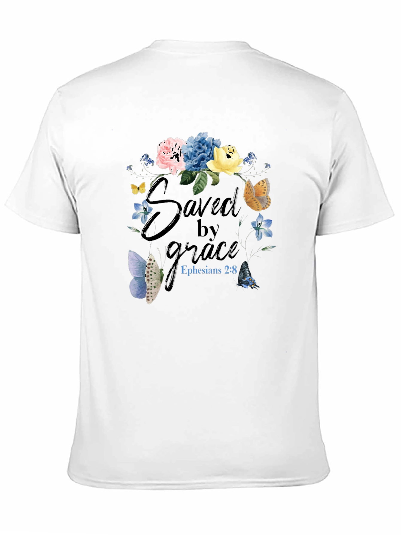 Saved by Grace Floral T-Shirt