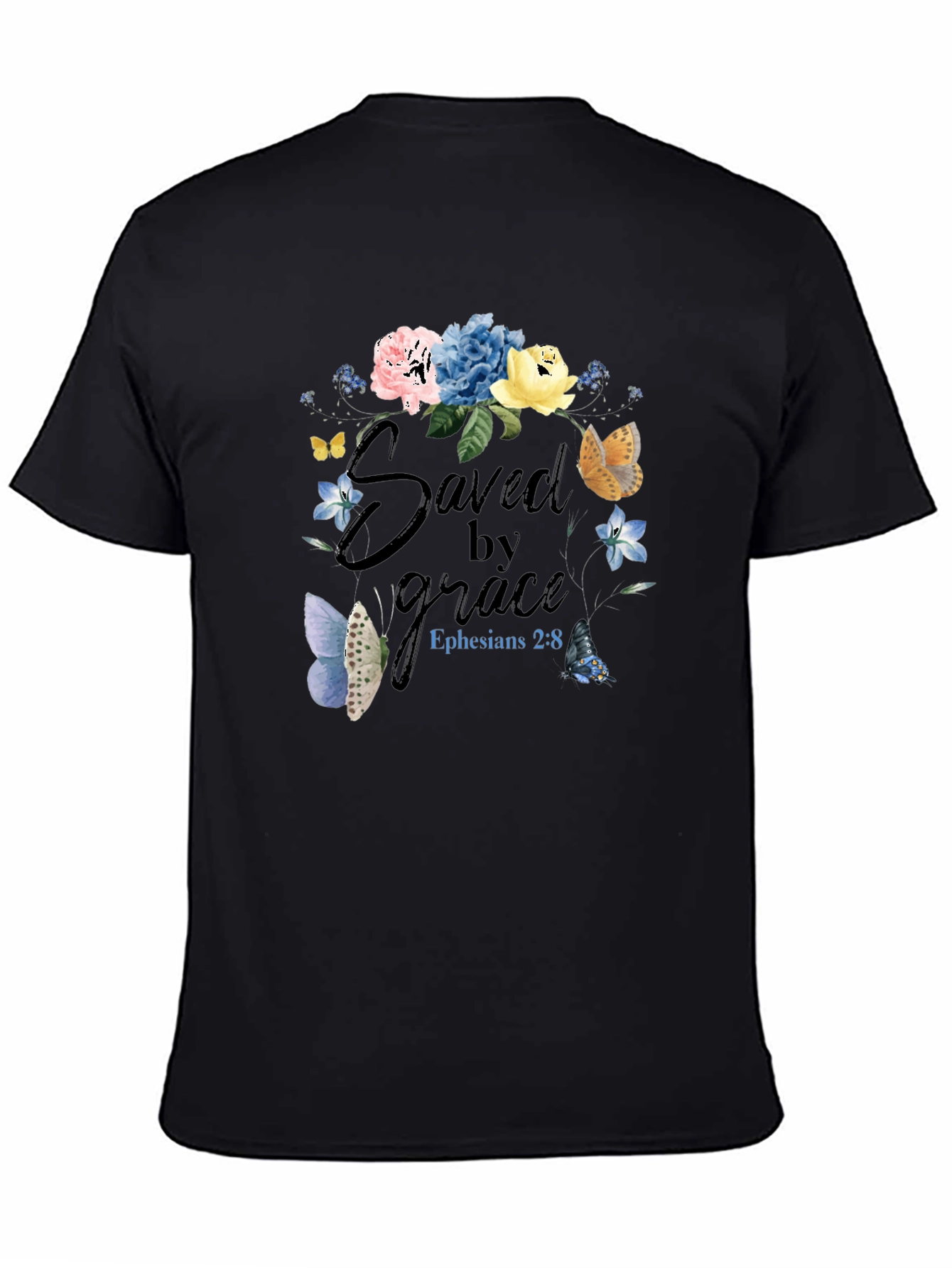 Saved by Grace Floral T-Shirt