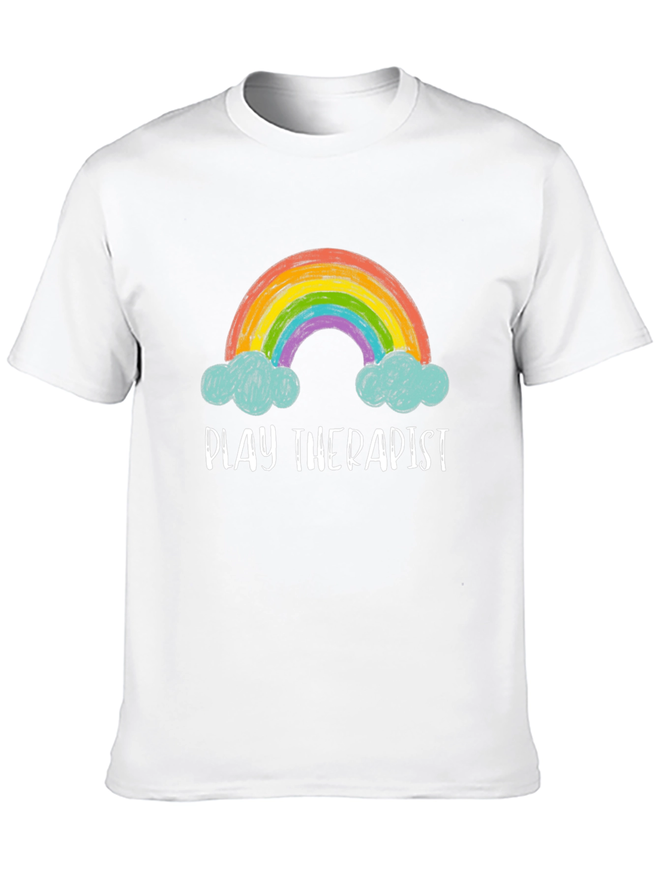 Play Therapist Rainbow Graphic Tee