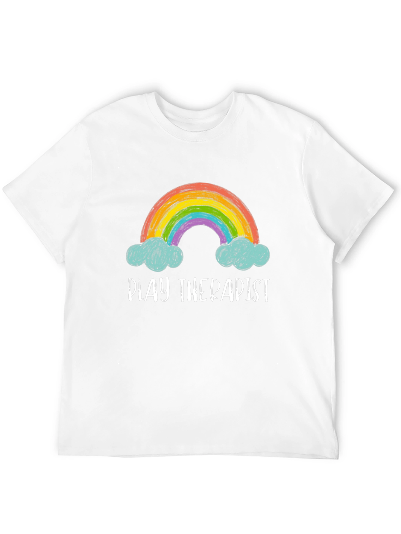 Play Therapist Rainbow Graphic Tee