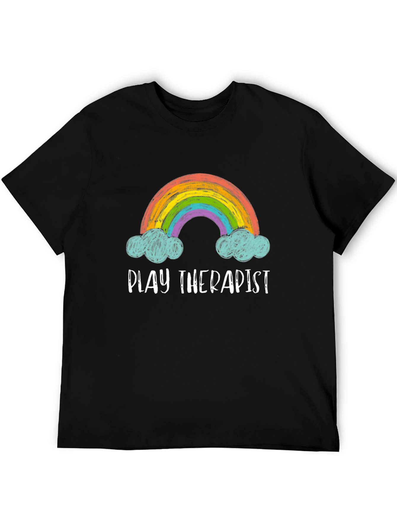 Play Therapist Rainbow Graphic Tee
