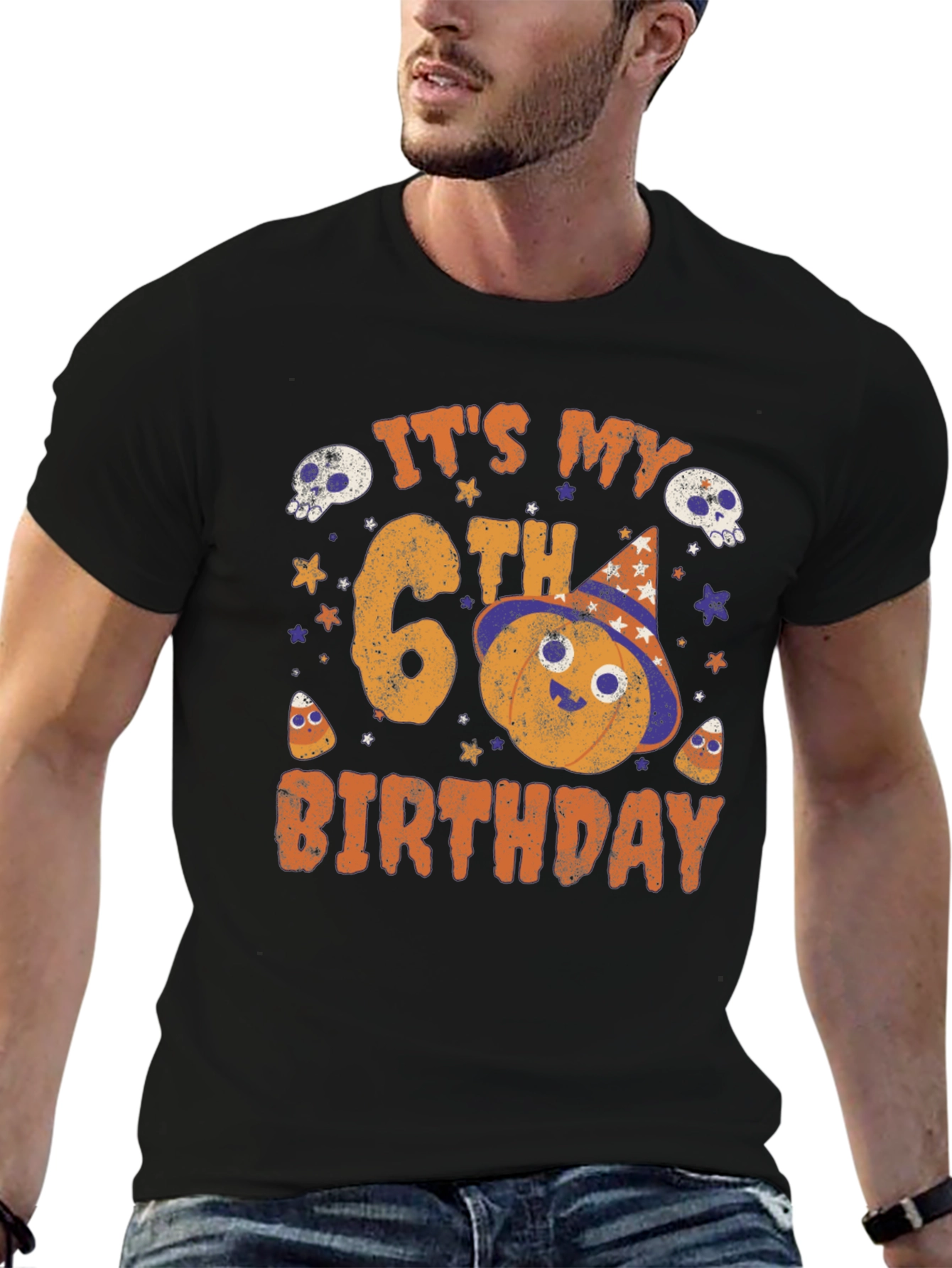 Its My 6th Birthday Halloween Pumpkin T-Shirt