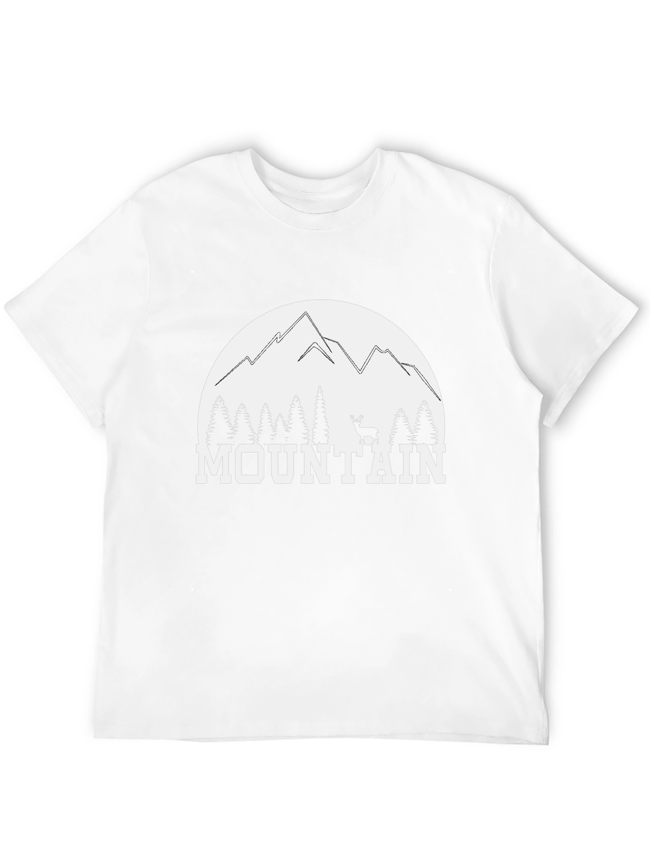 Mountain Graphic Black T-Shirt