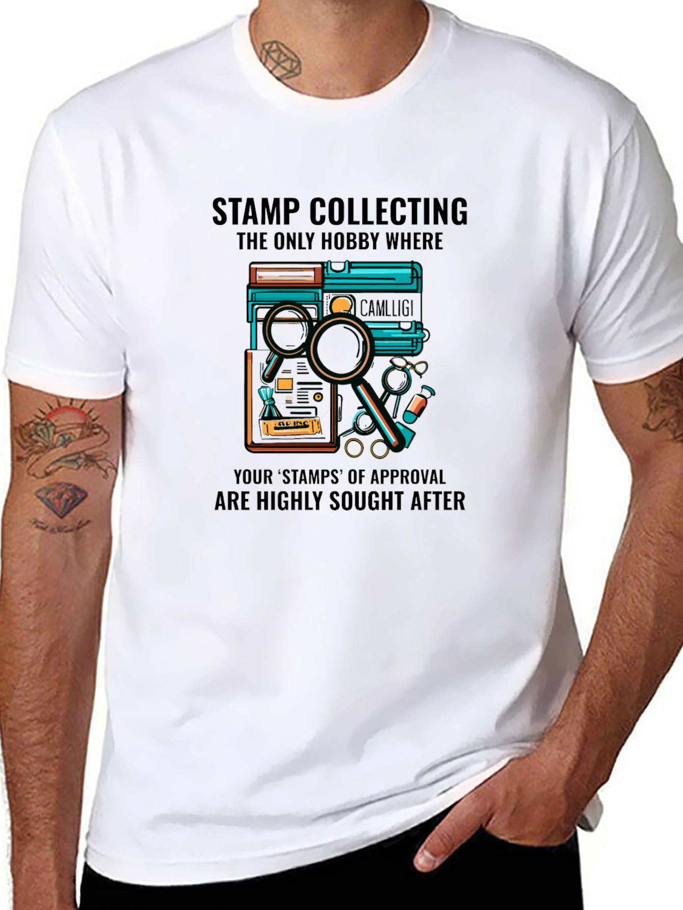 Stamp Collecting Hobby T-Shirt - Unique Collector Gift