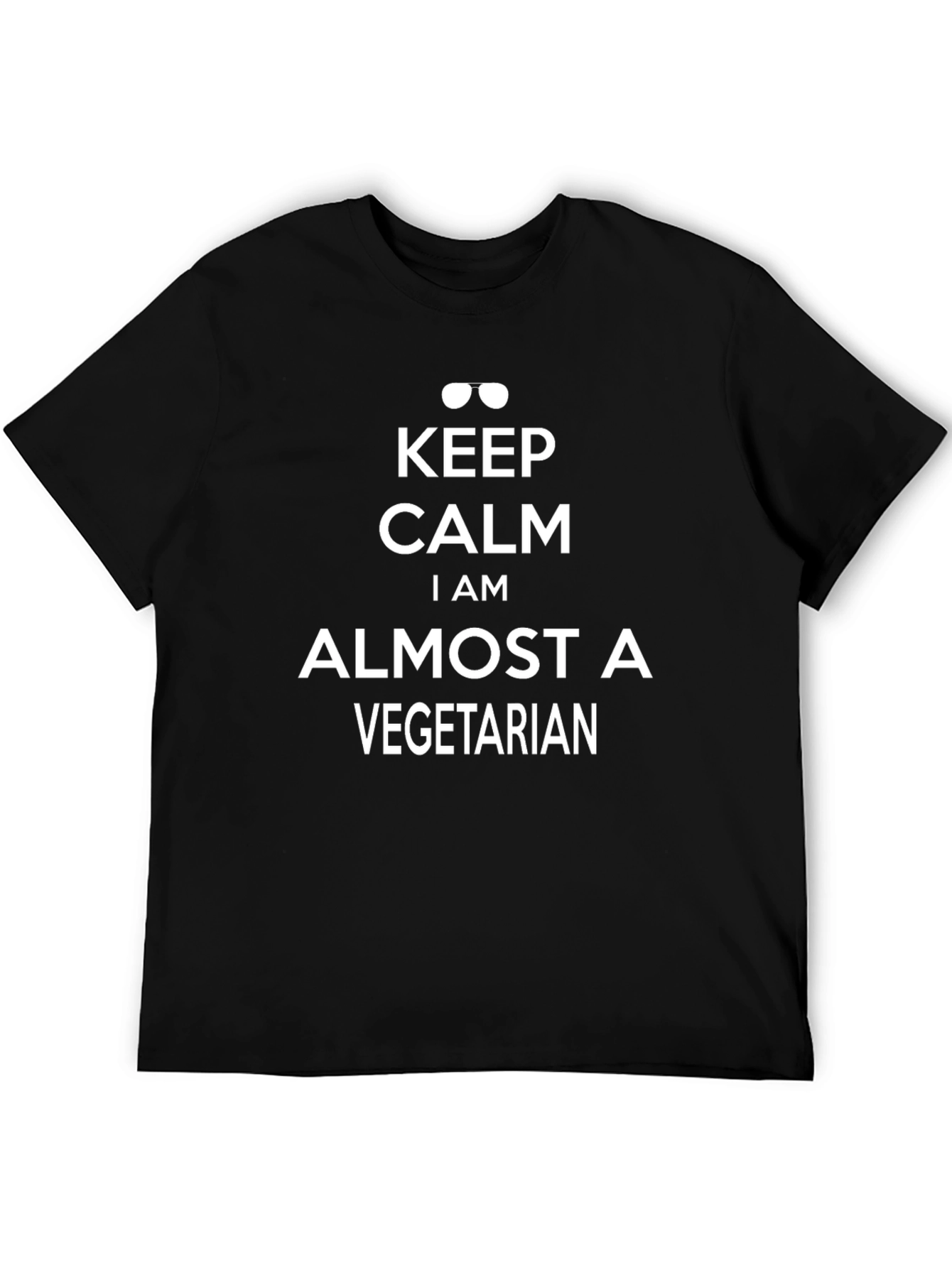 Keep Calm Almost Vegetarian T-Shirt