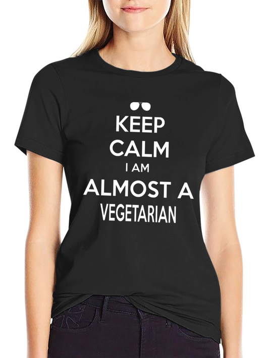 Keep Calm Almost Vegetarian T-Shirt
