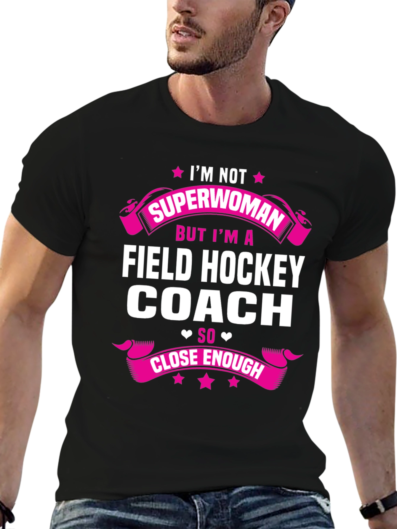 Field Hockey Coach T-Shirt - Superwoman Gift
