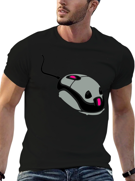 Retro Mouse Graphic T-Shirt - Gamer Style