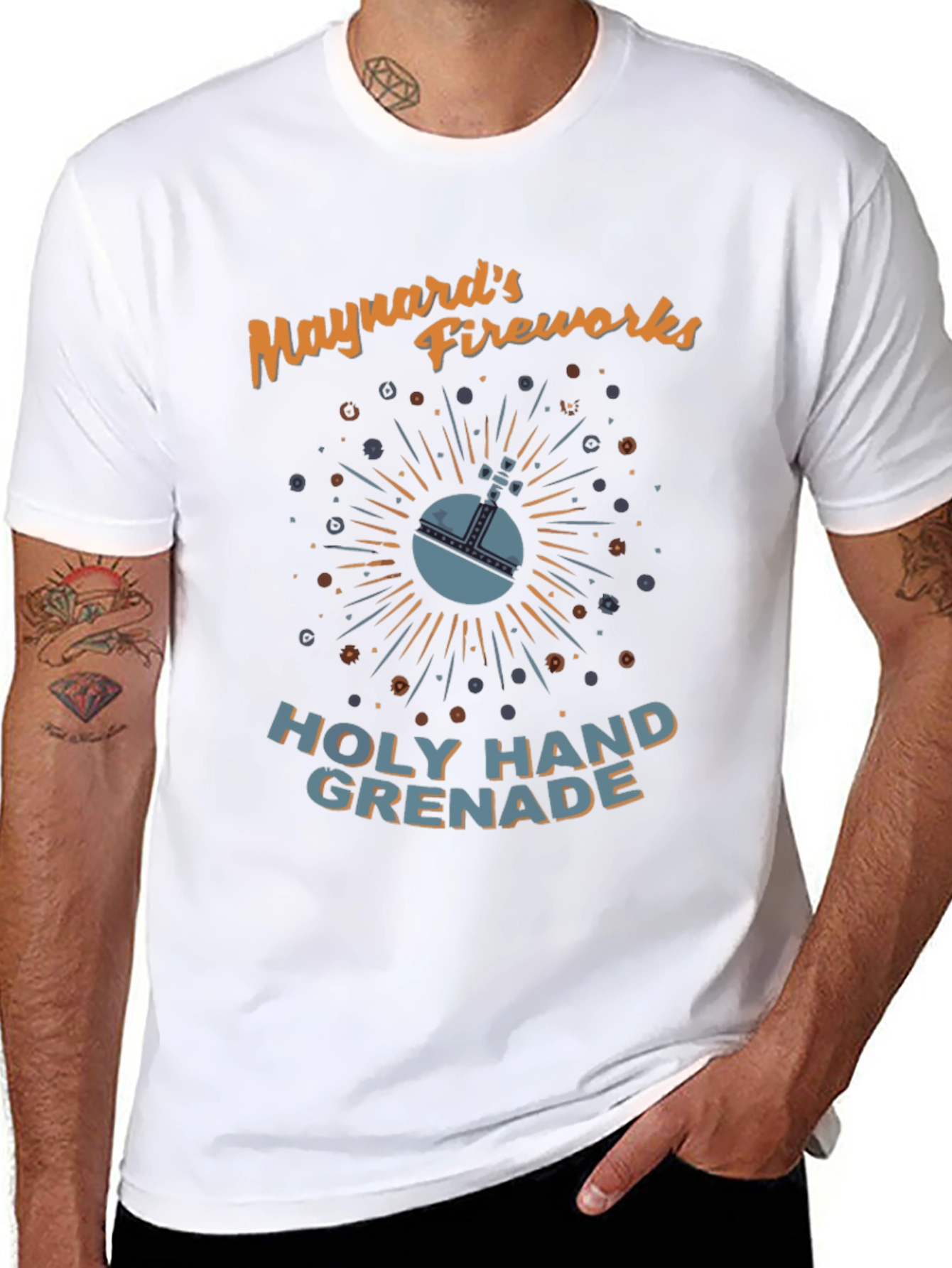 Maynards Fireworks Holy Hand Grenade T-Shirt