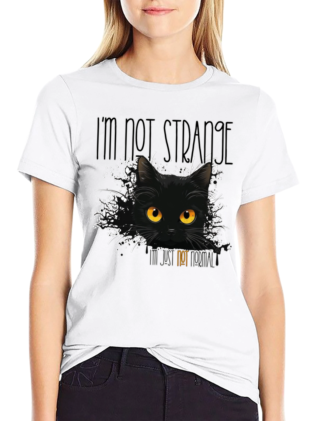 Im Not Strange Cat T-Shirt