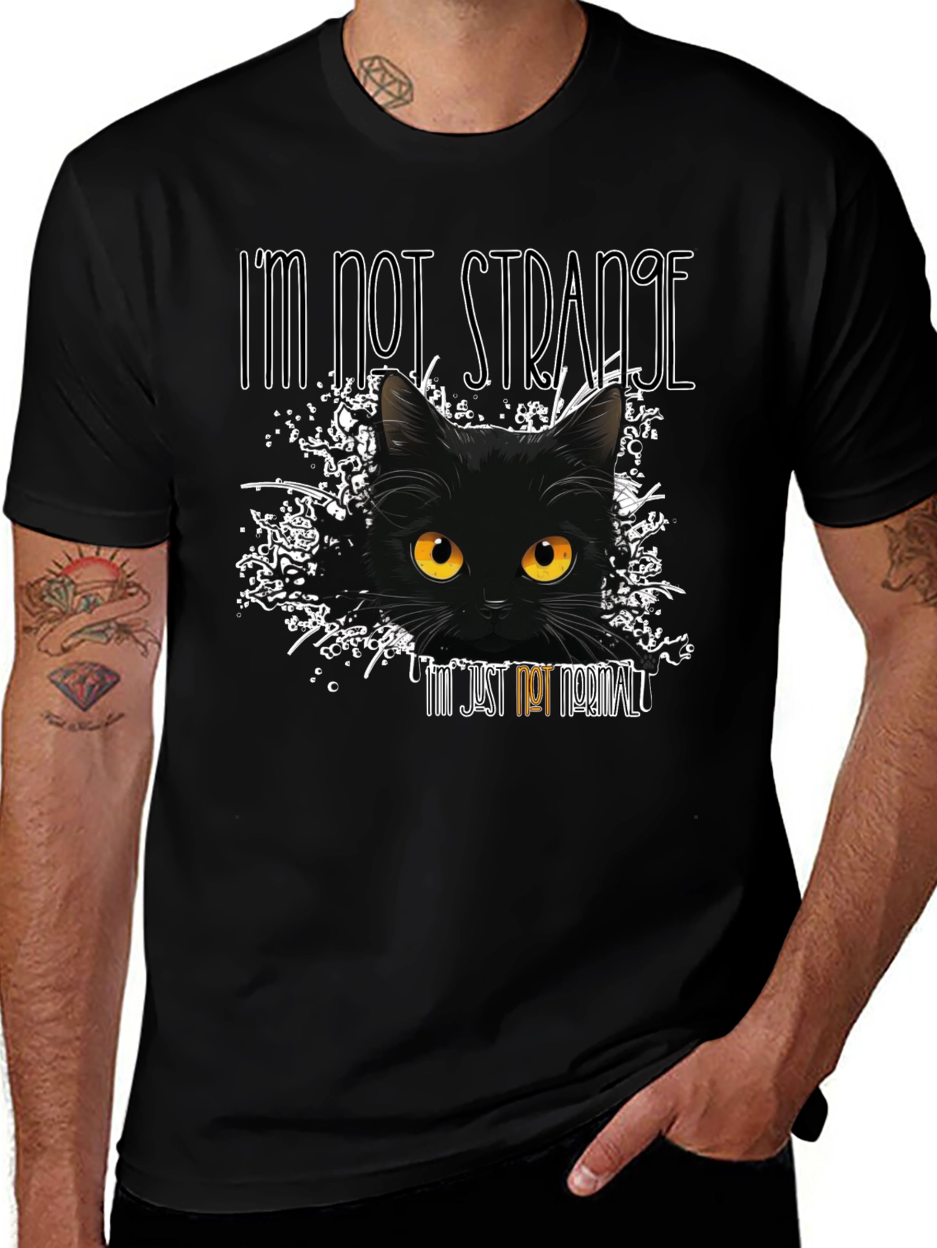 Im Not Strange Cat T-Shirt