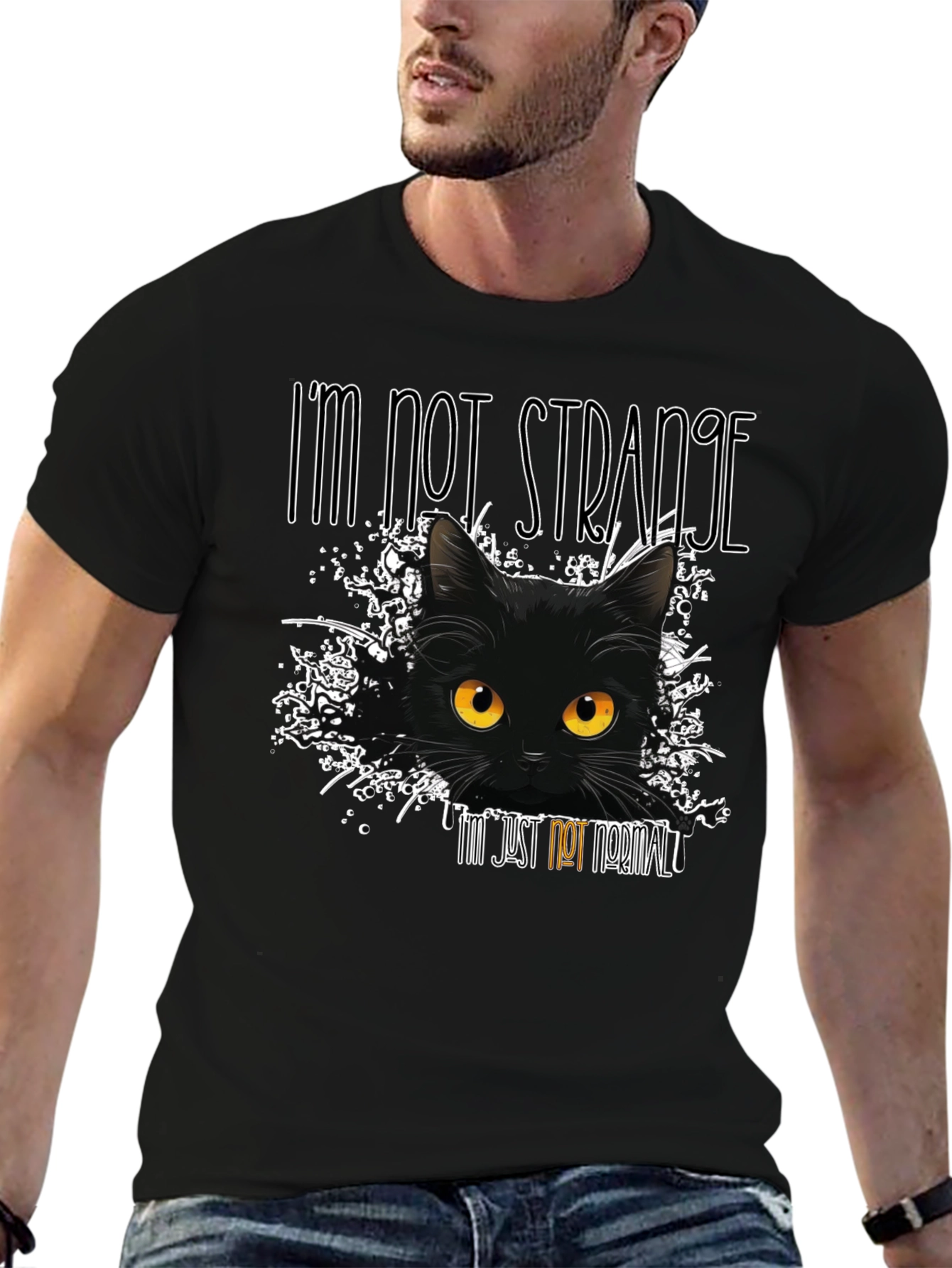 Im Not Strange Cat T-Shirt