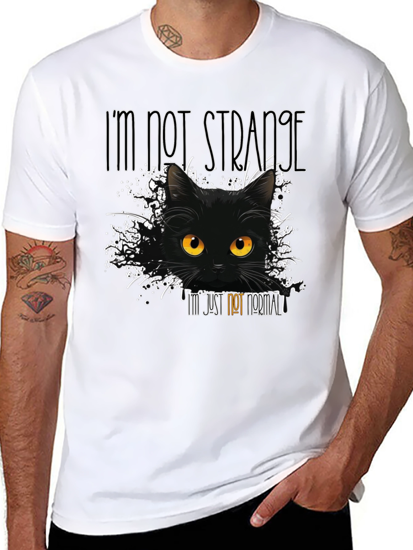 Im Not Strange Cat T-Shirt