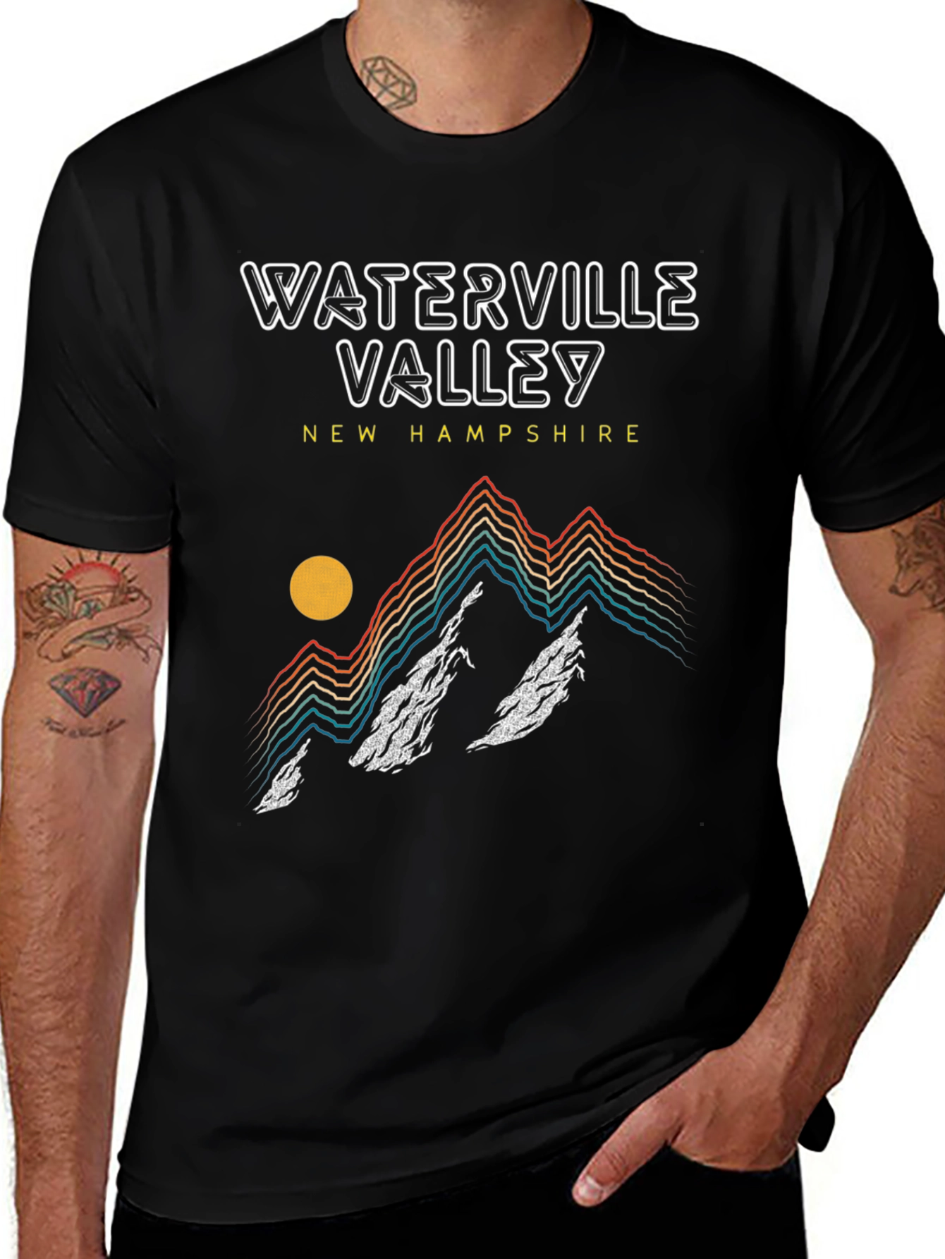 Waterville Valley New Hampshire Retro Style T-Shirt
