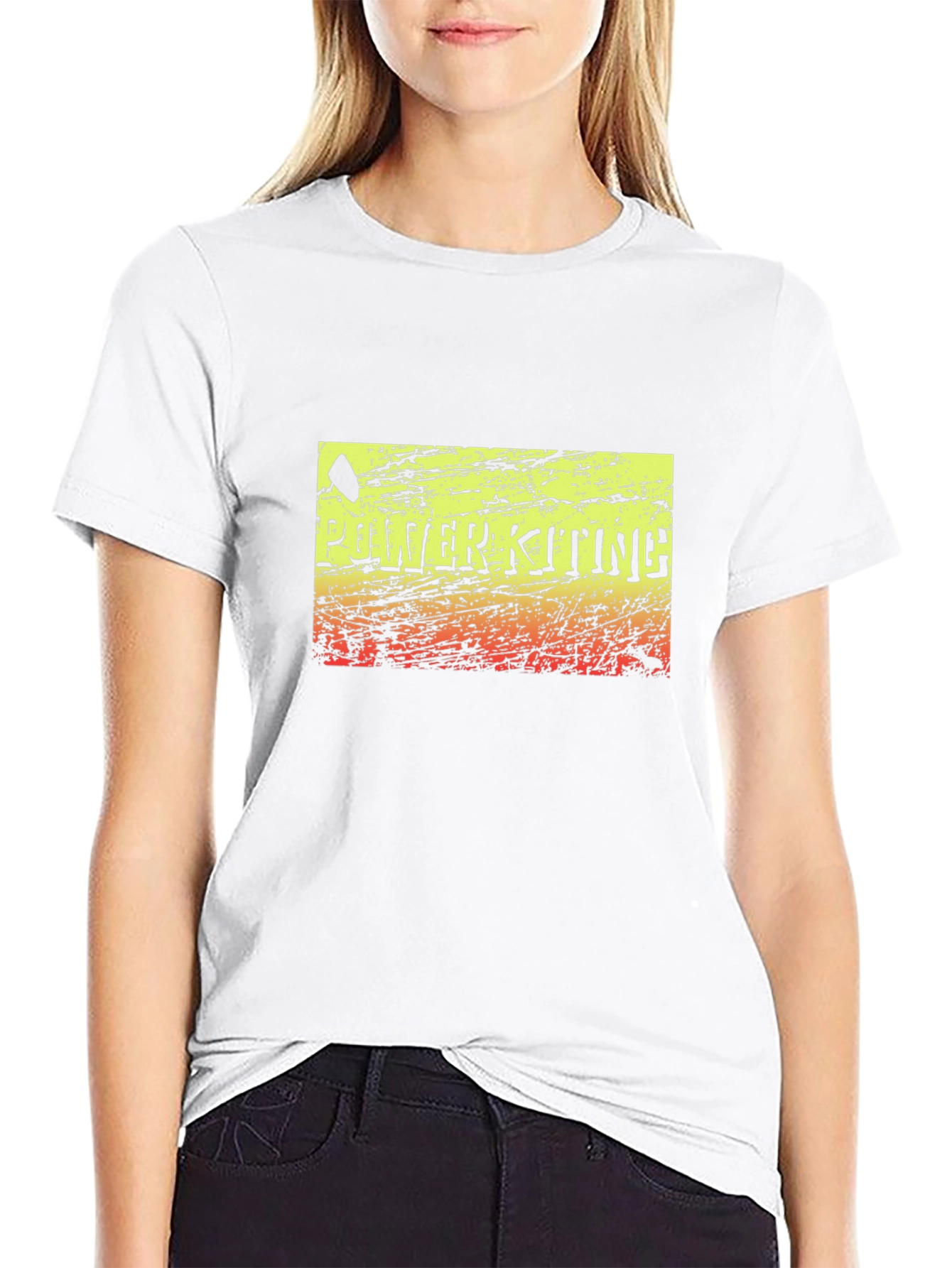 Power Kiting Graphic Tee - Distressed Design