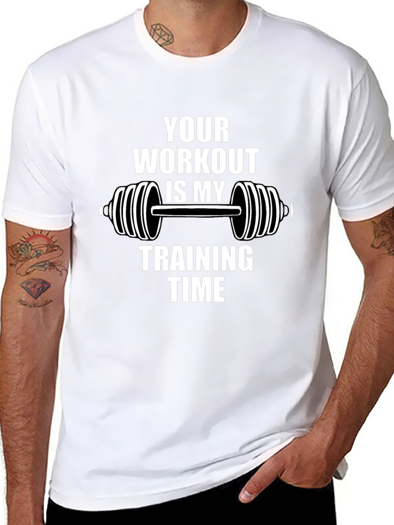 Workout Training Time Graphic Tee