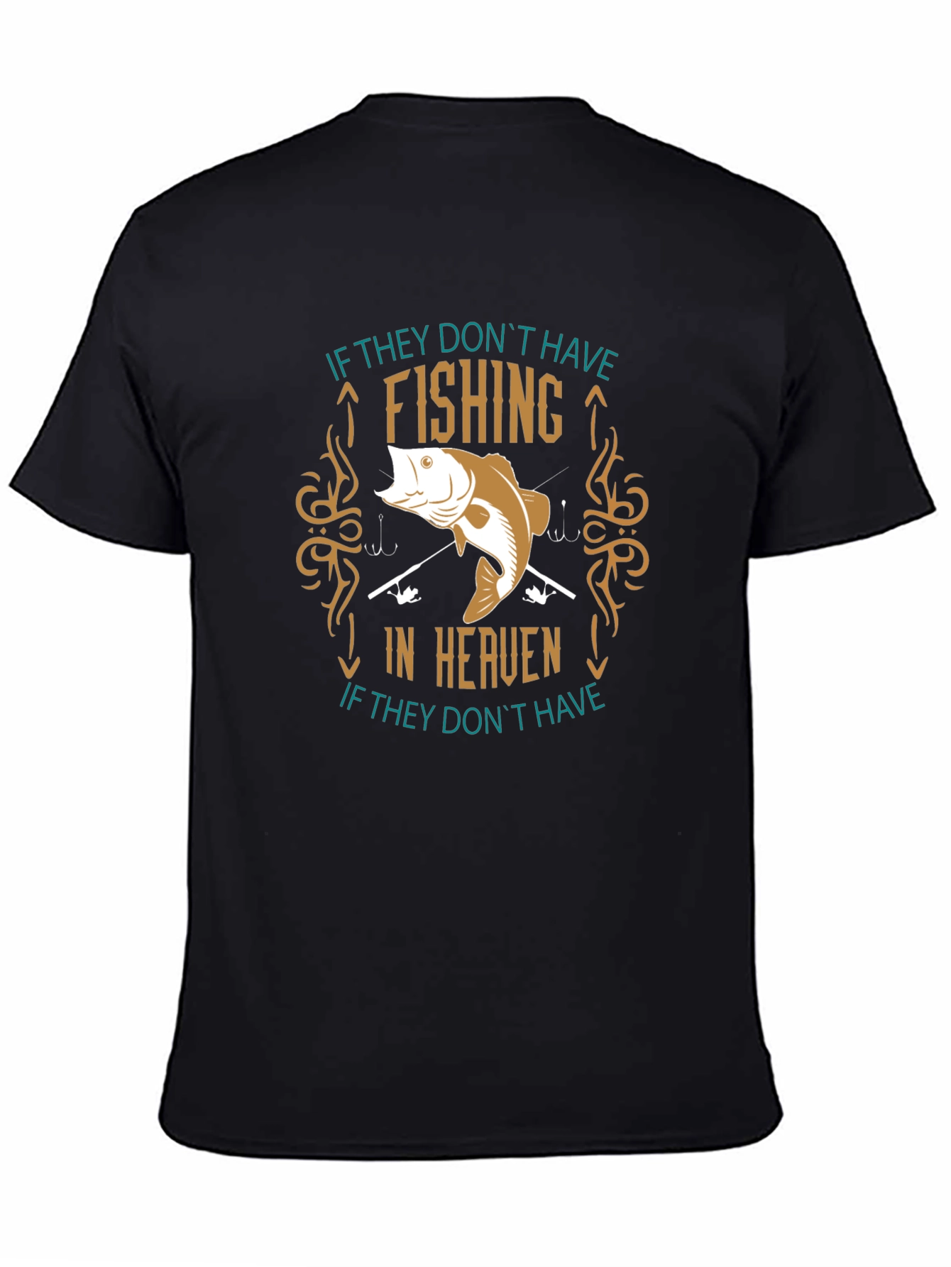 Fishing In Heaven Graphic T-Shirt