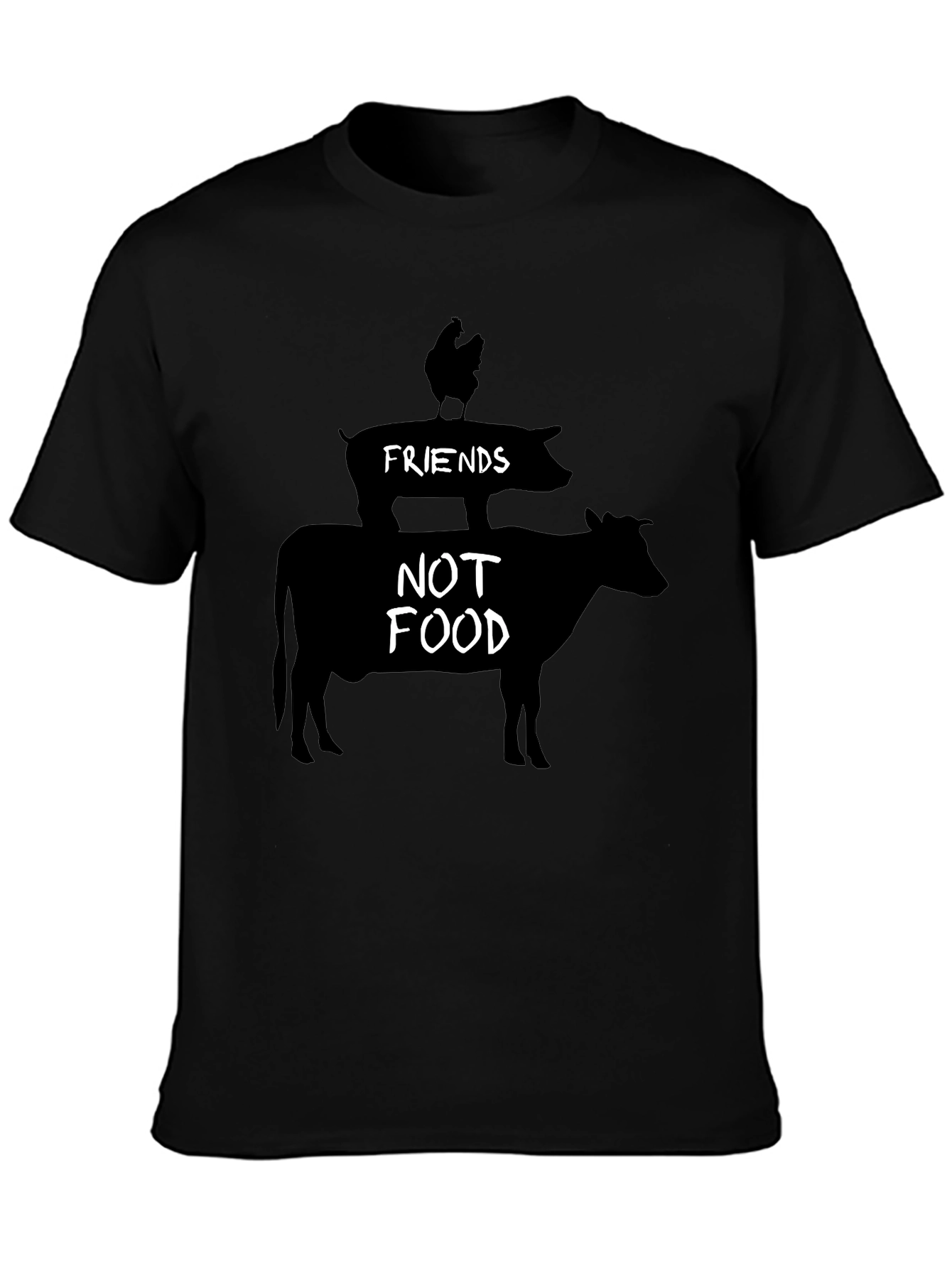 Friends Not Food Vegan T-Shirt