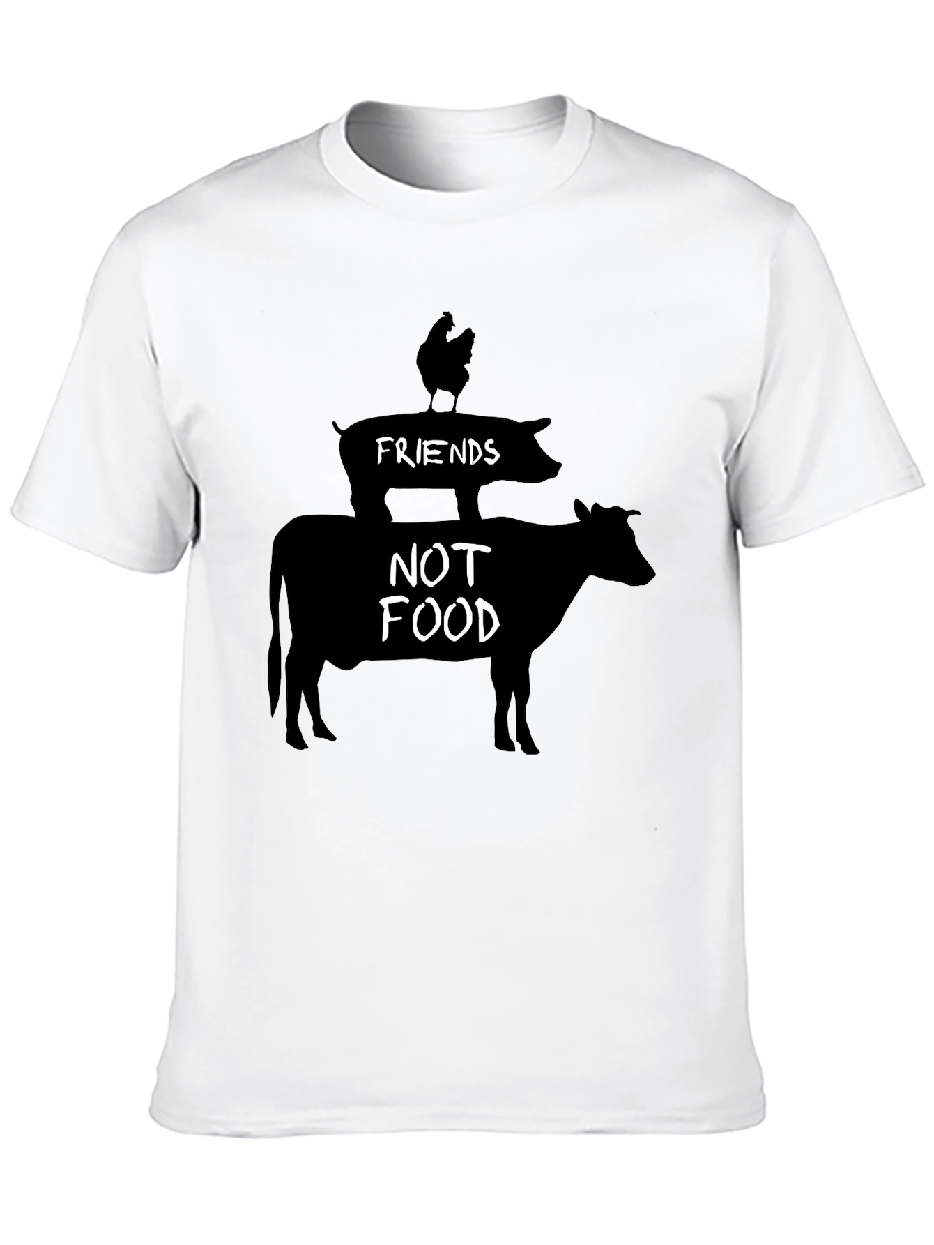 Friends Not Food Vegan T-Shirt