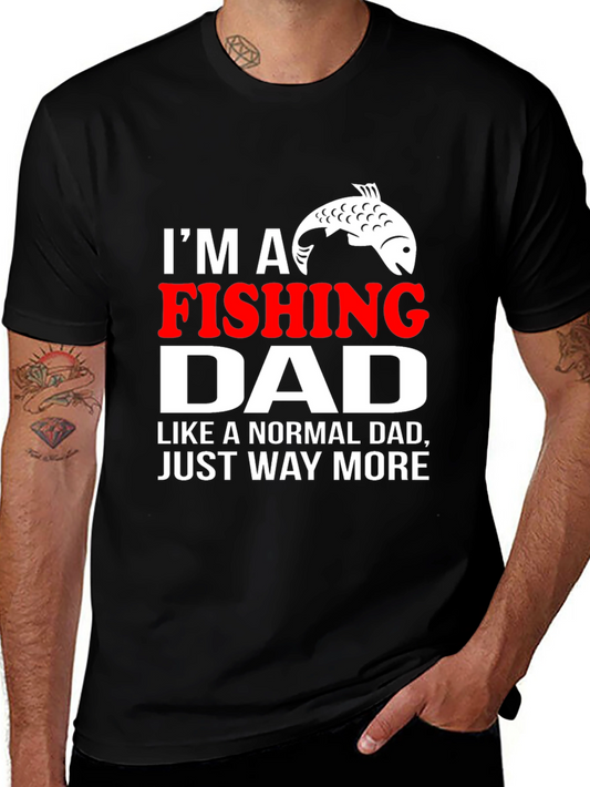 Fishing Dad T-Shirt - Novelty Graphic Tee