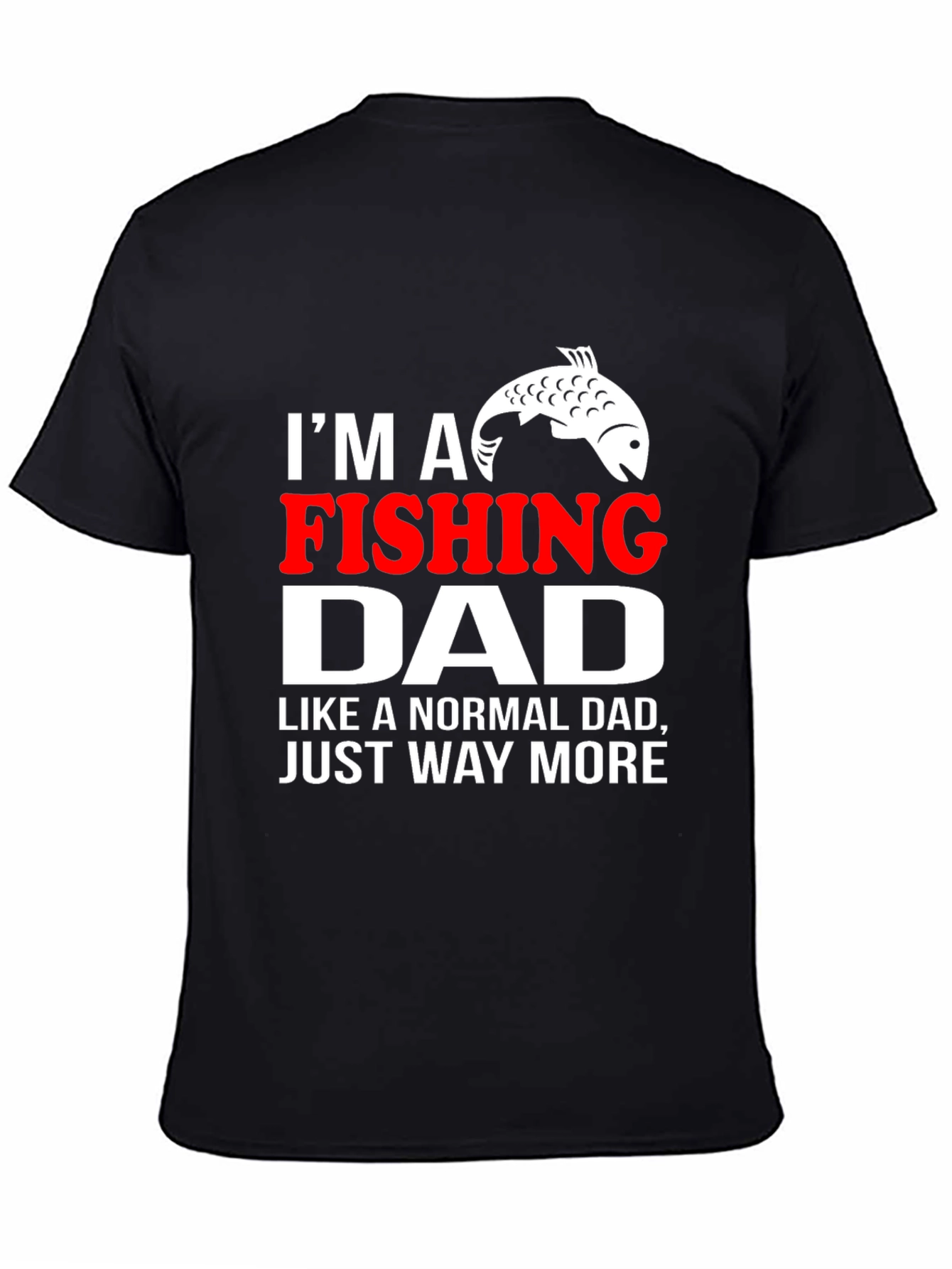 Fishing Dad T-Shirt - Novelty Graphic Tee