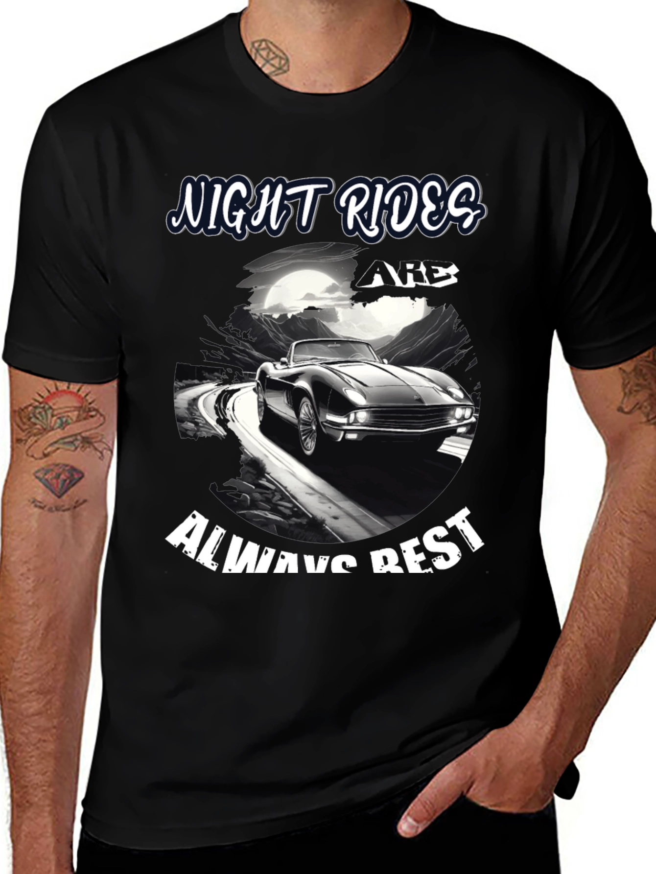 Night Rides Classic Car T-Shirt