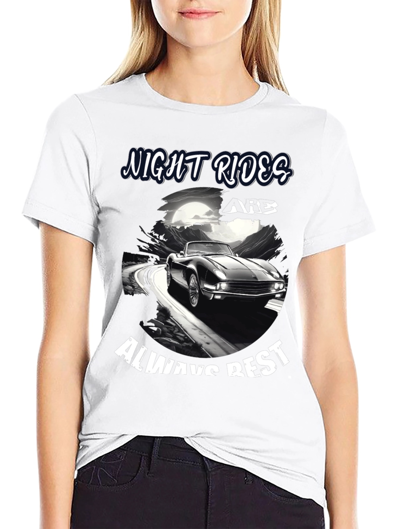 Night Rides Classic Car T-Shirt