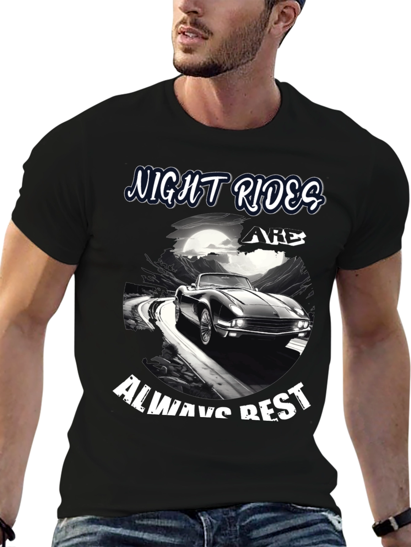 Night Rides Classic Car T-Shirt