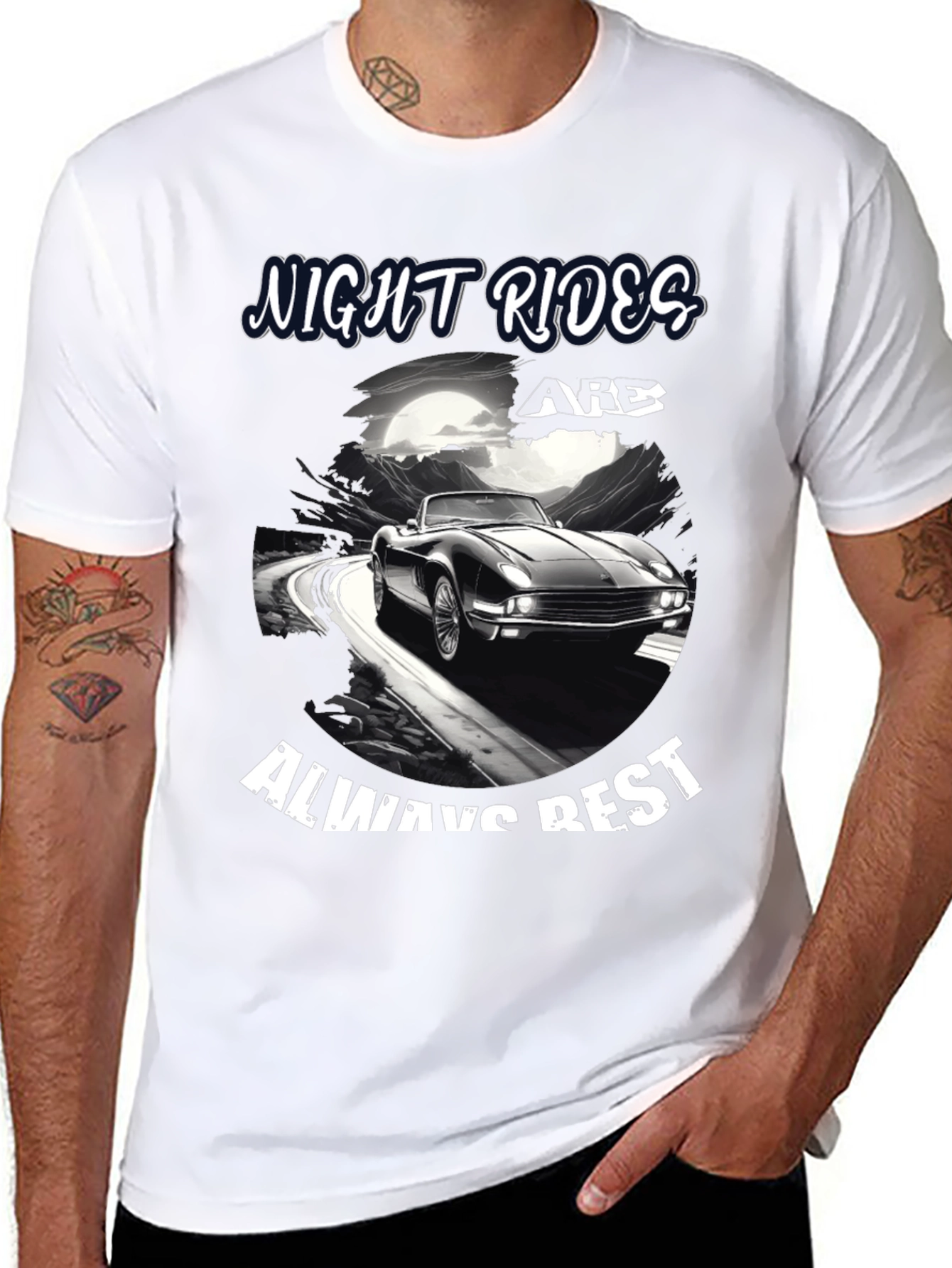 Night Rides Classic Car T-Shirt
