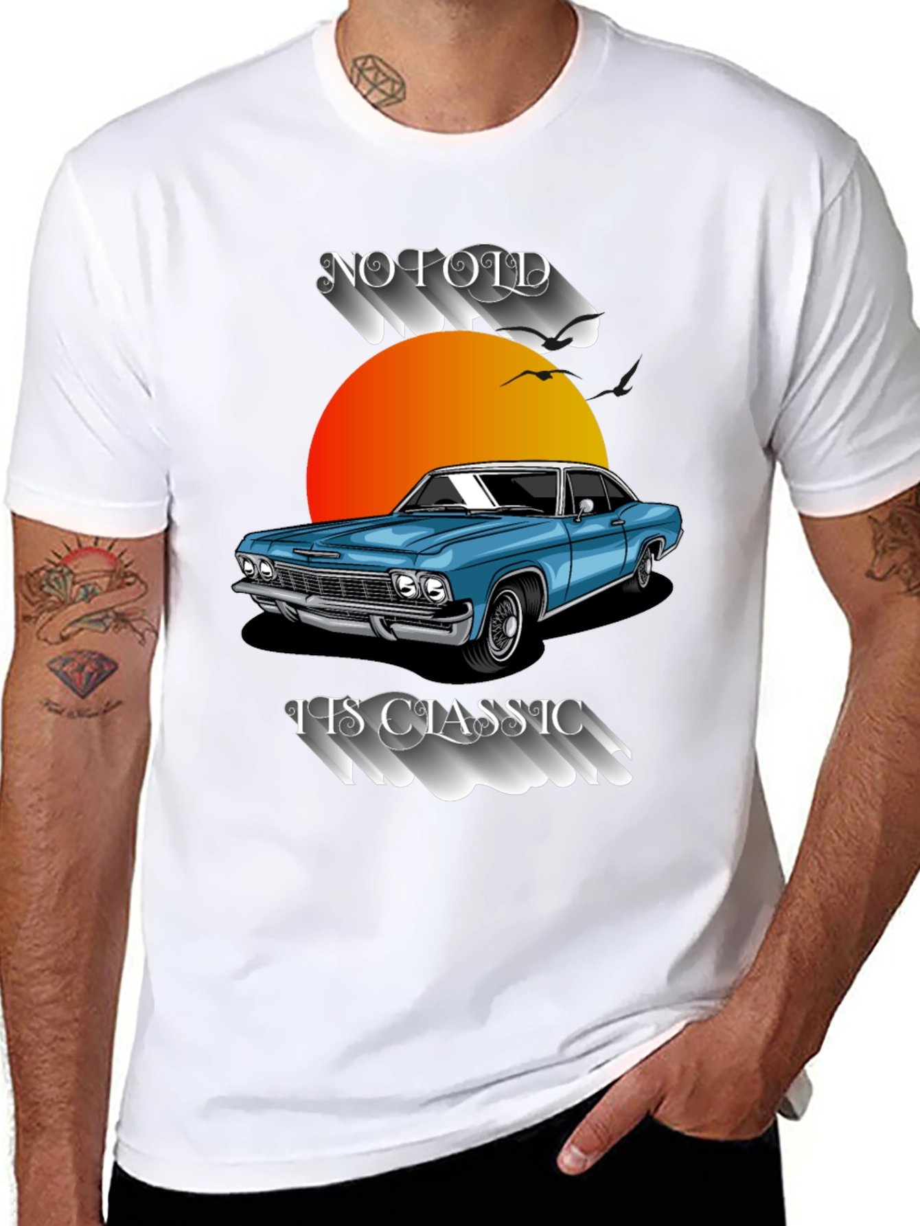 Classic Car T-Shirt: No Old Its Classic!