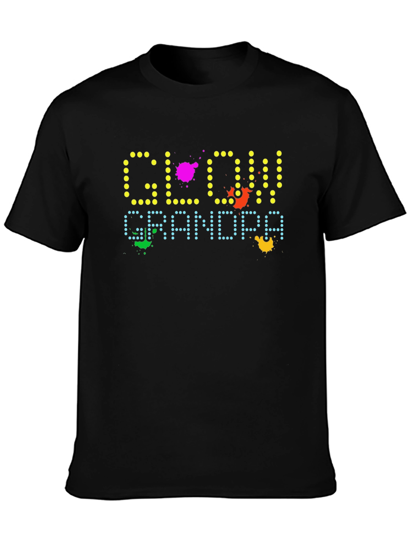Glow Grandpa Graphic Tee - Retro Arcade Style T-Shirt