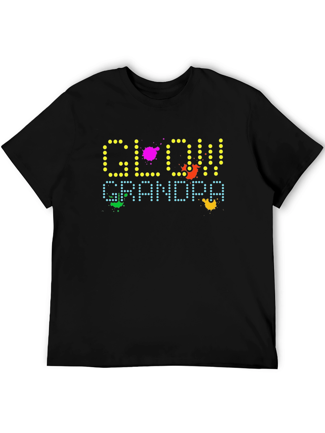 Glow Grandpa Graphic Tee - Retro Arcade Style T-Shirt