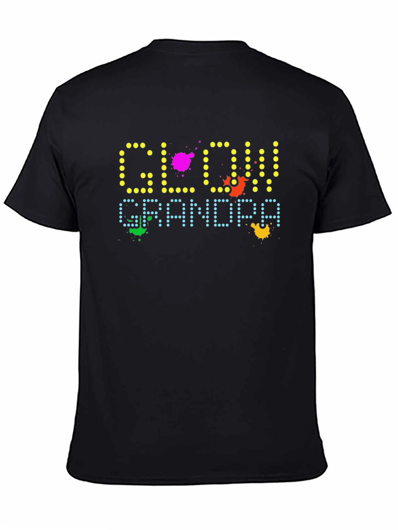 Glow Grandpa Graphic Tee - Retro Arcade Style T-Shirt