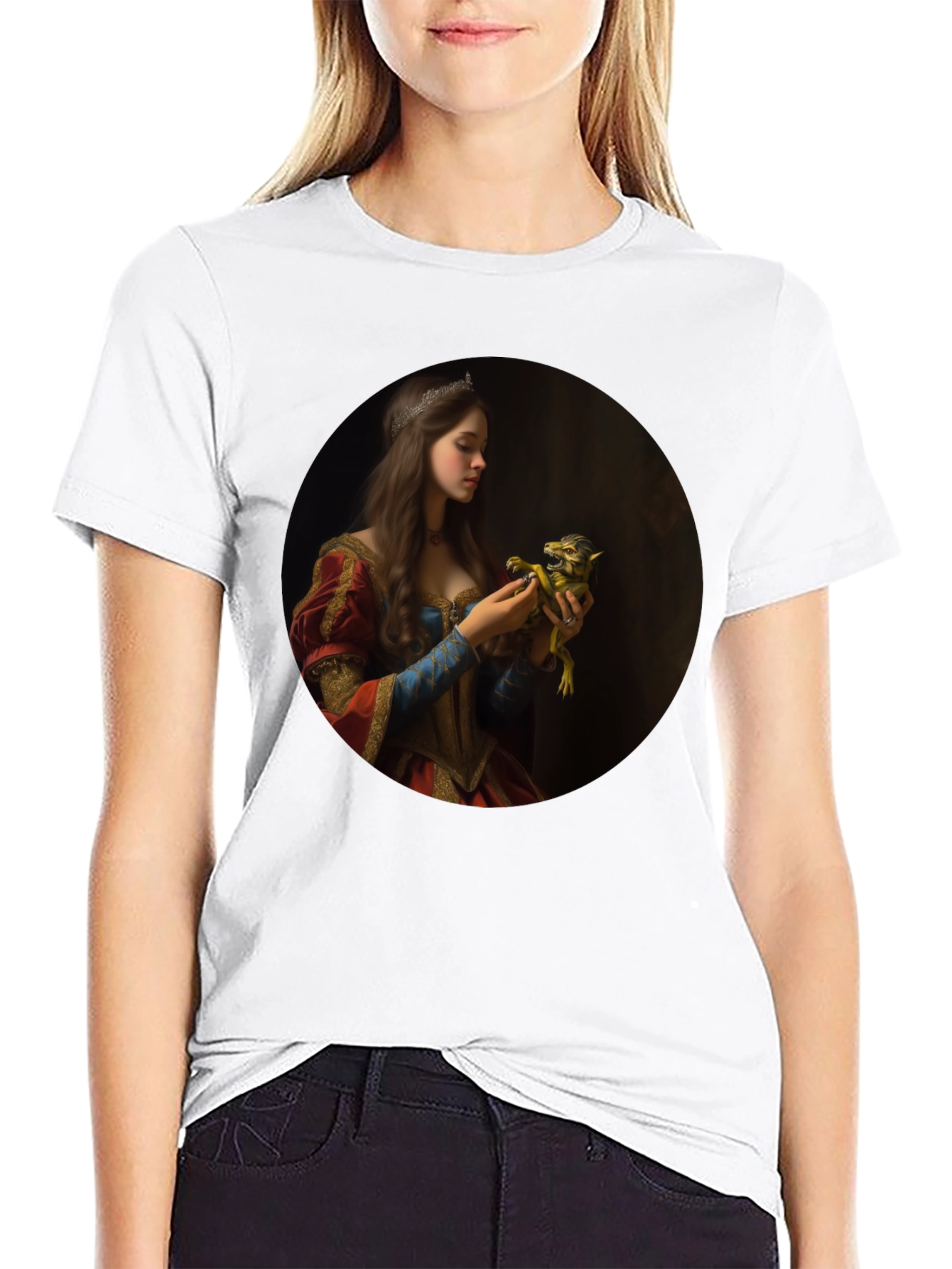 Enchanting Princess & Beast Graphic T-Shirt