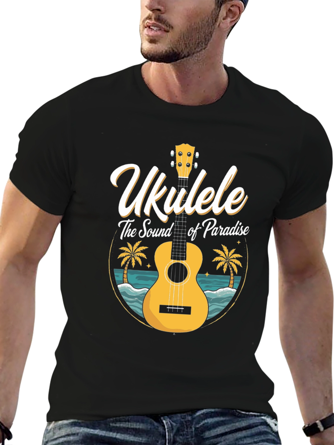 Ukulele Paradise T-Shirt - Island Vibes