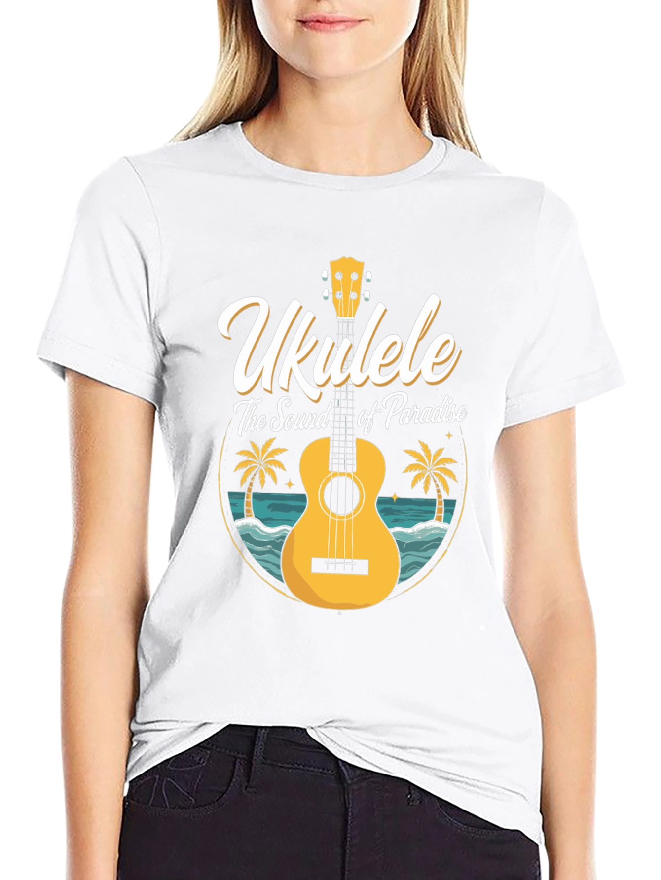 Ukulele Paradise T-Shirt - Island Vibes