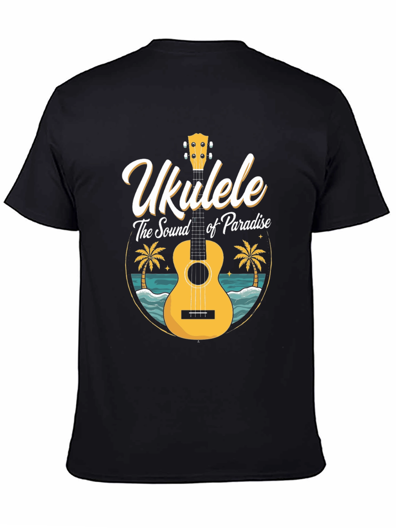 Ukulele Paradise T-Shirt - Island Vibes