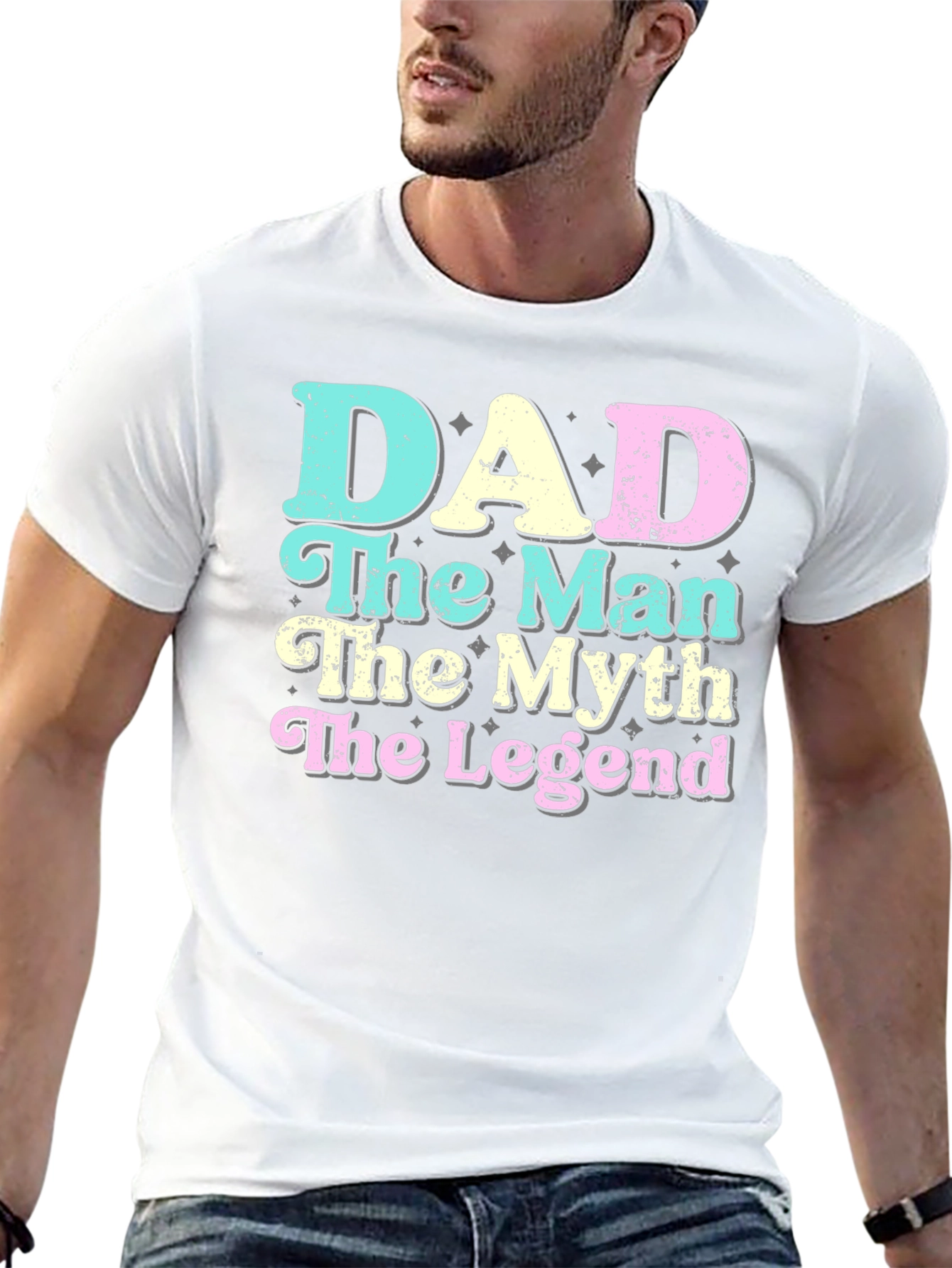 Dad: The Man Myth Legend Graphic T-Shirt