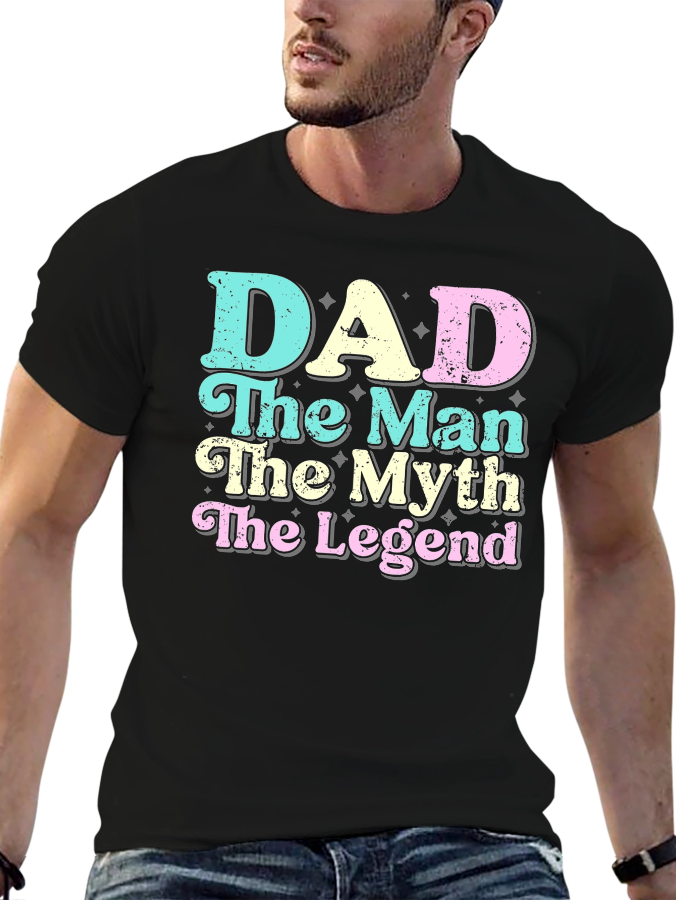 Dad: The Man Myth Legend Graphic T-Shirt