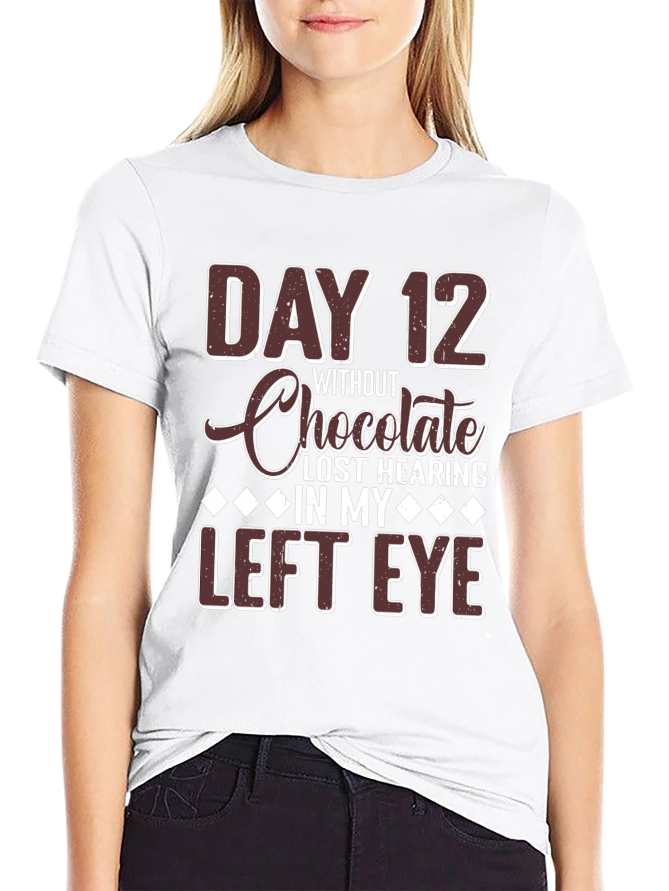 Funny Chocolate Lover T-Shirt - Day 12 Joke Tee