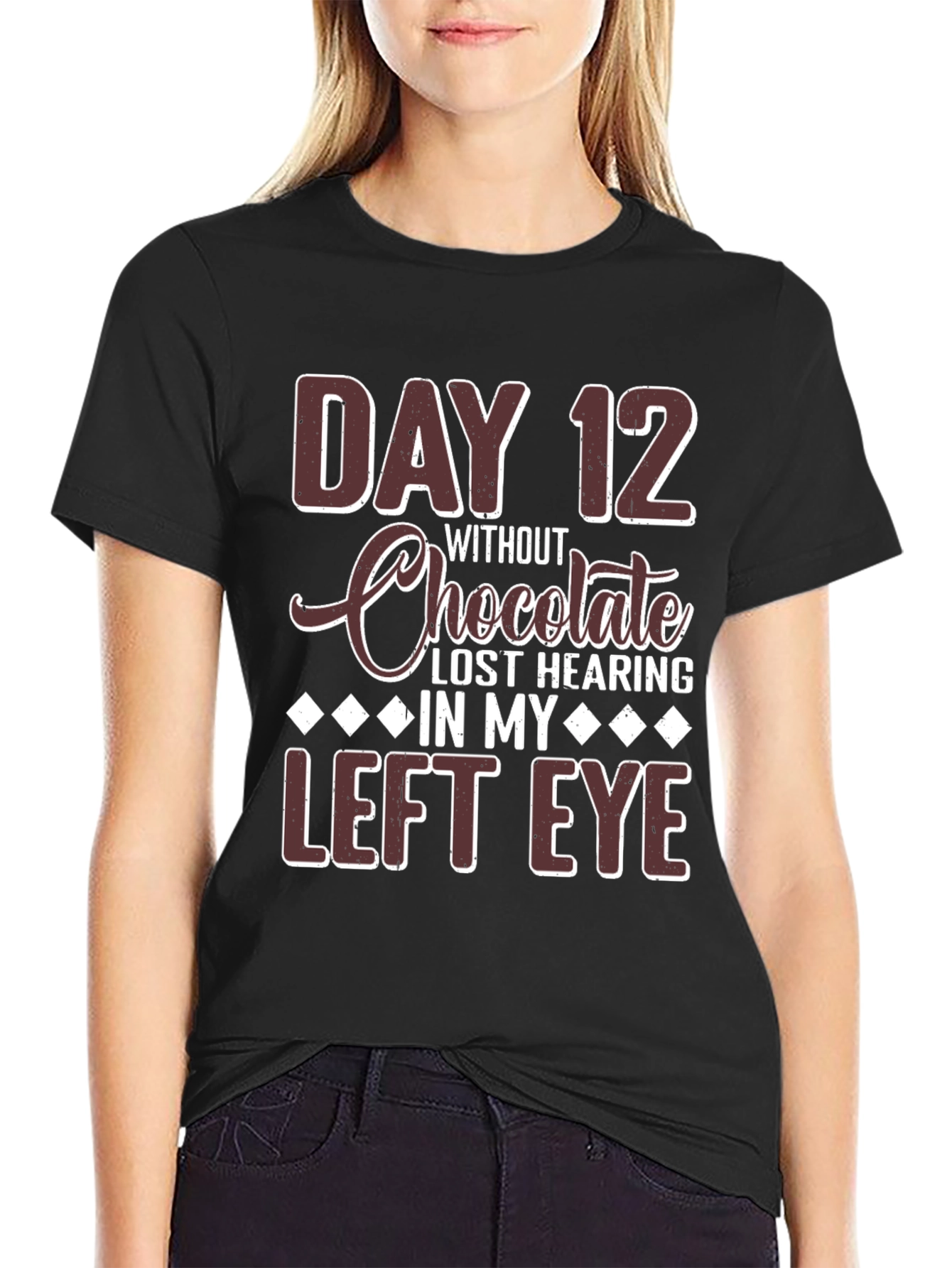 Funny Chocolate Lover T-Shirt - Day 12 Joke Tee