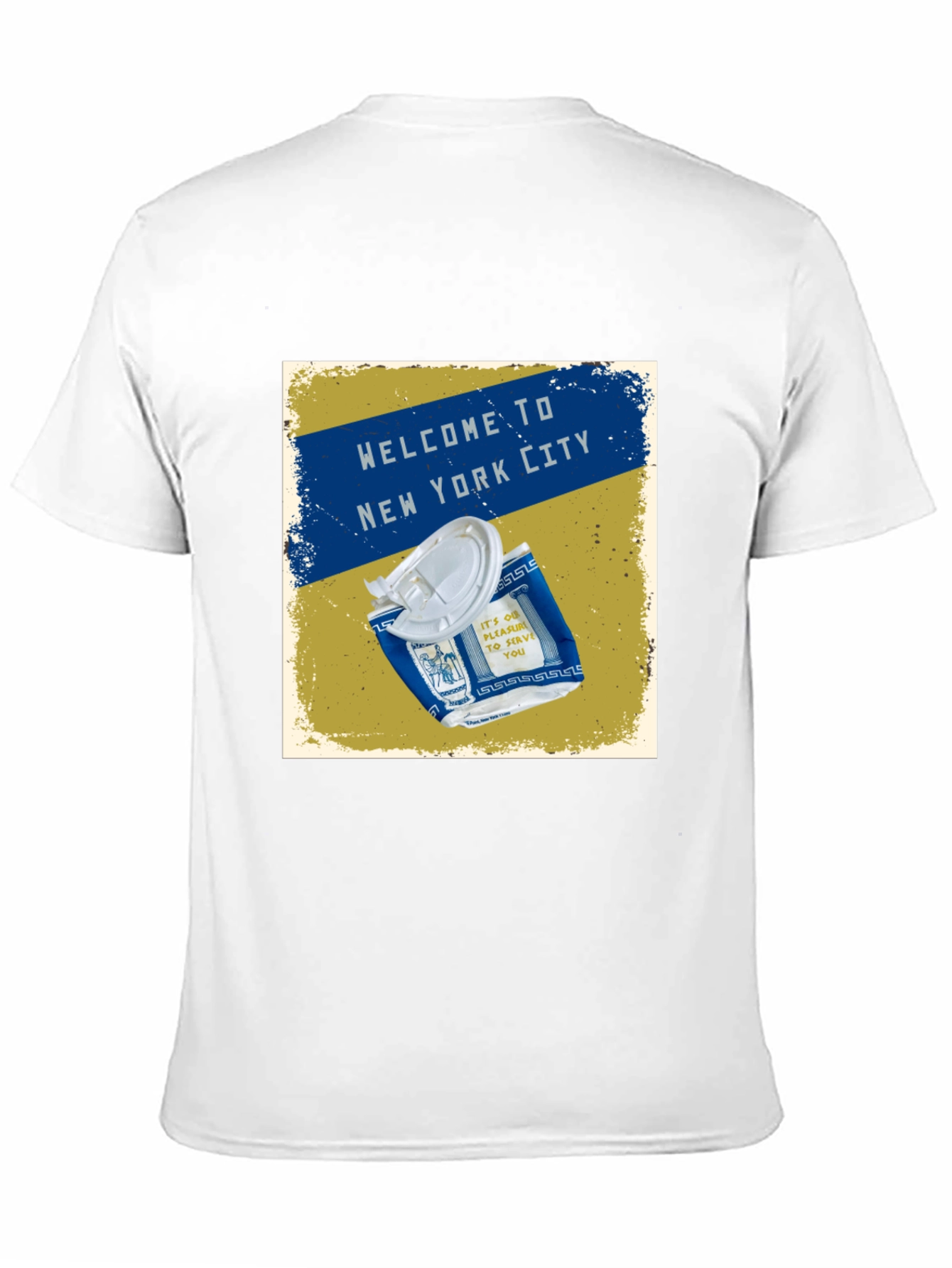 Welcome to NYC T-Shirt Takeout Container