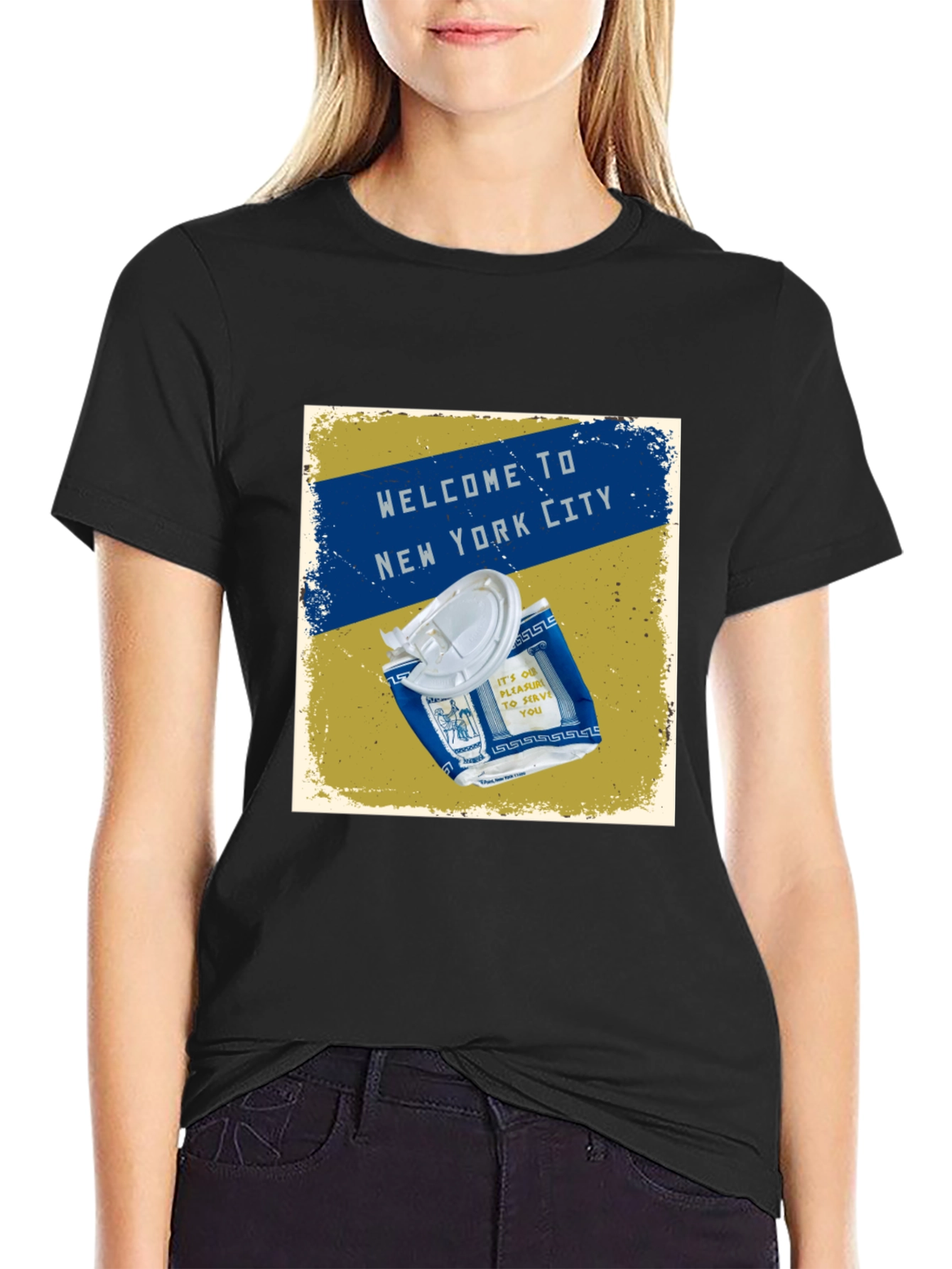 Welcome to NYC T-Shirt Takeout Container