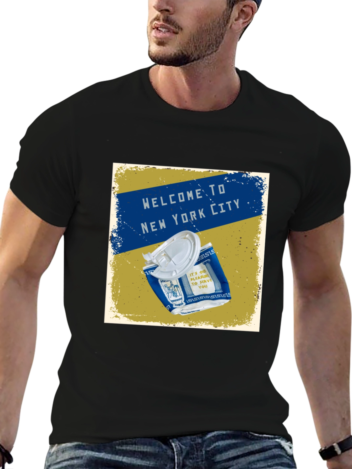 Welcome to NYC T-Shirt Takeout Container