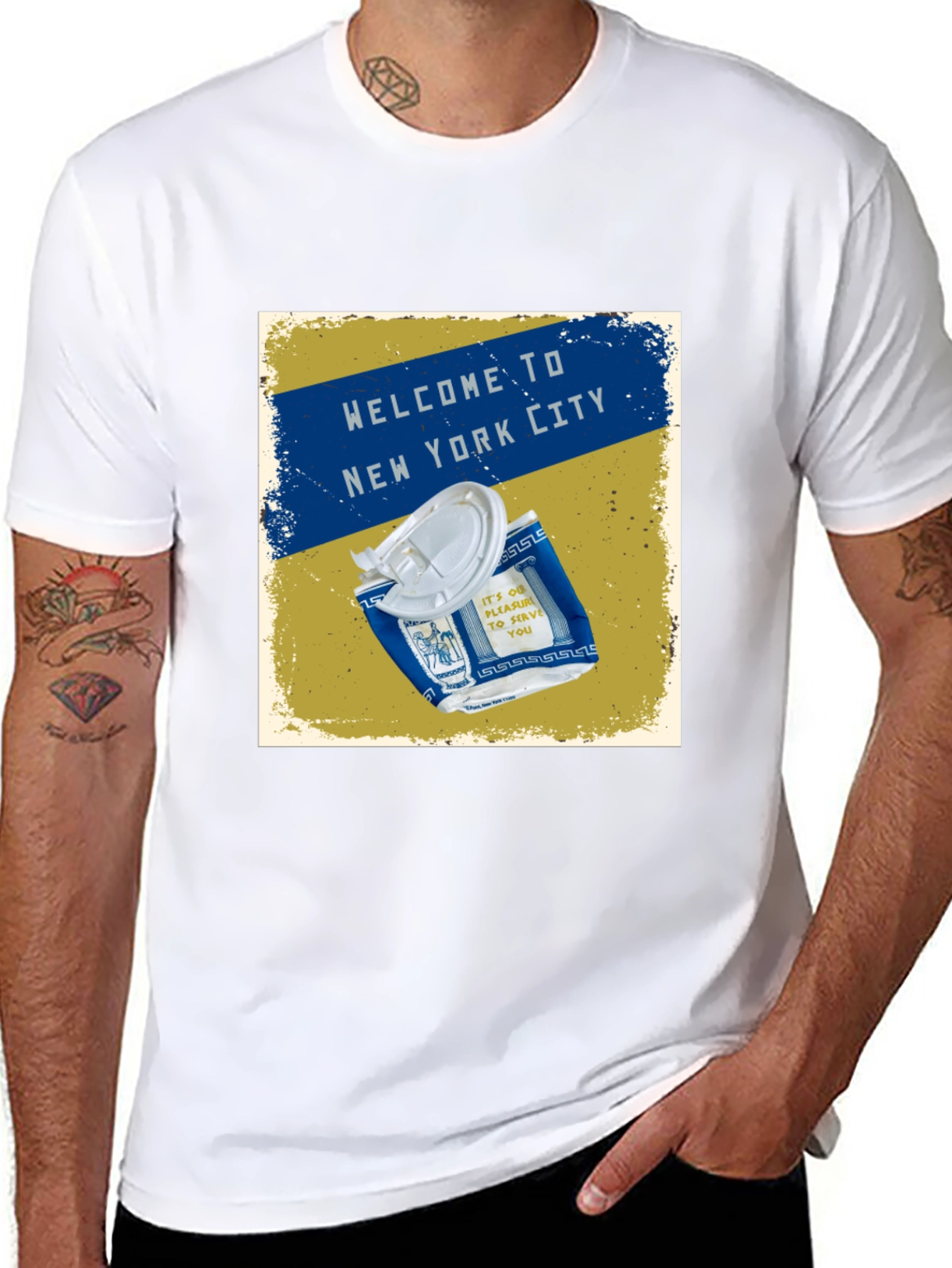 Welcome to NYC T-Shirt Takeout Container