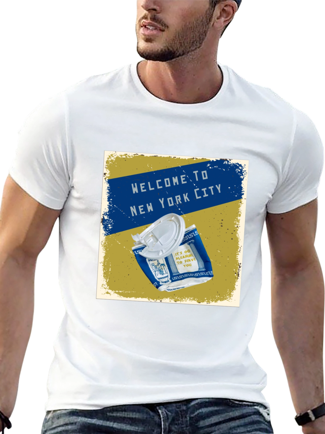 Welcome to NYC T-Shirt Takeout Container