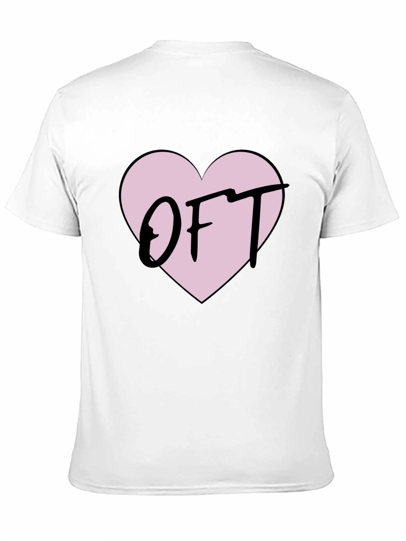 OFT Heart Graphic T-Shirt - Soft Cotton Tee
