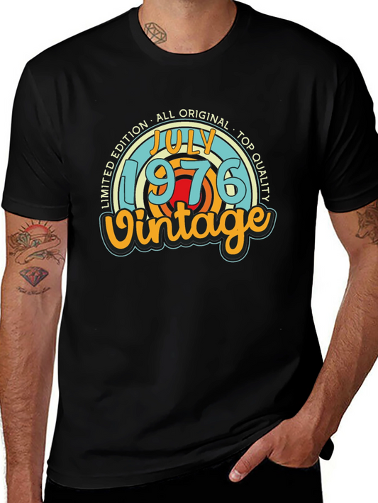 July 1976 Vintage T-Shirt - Limited Edition Birthday Tee